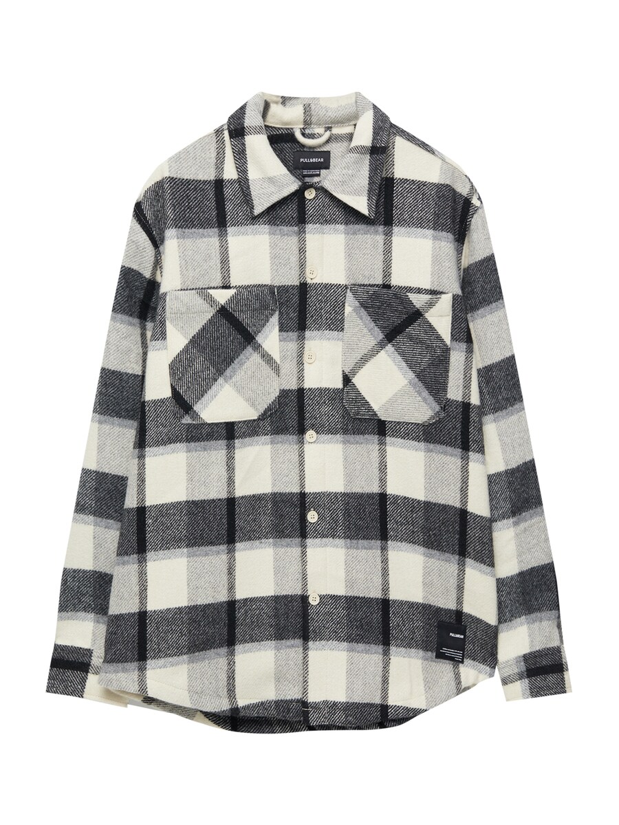 

Межсезонная куртка комфортной посадки Pull&Bear, черный