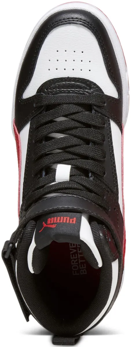 Кроссовки PUMA "RBD GAME JR", цвет Puma White-For All Time Red- Puma Black-Gold — фото 4