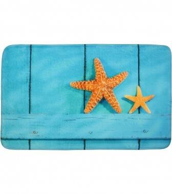 

Коврик для ванной SANILO Starfish 50x80 cm, 50x1,5x80 см, бирюзовый