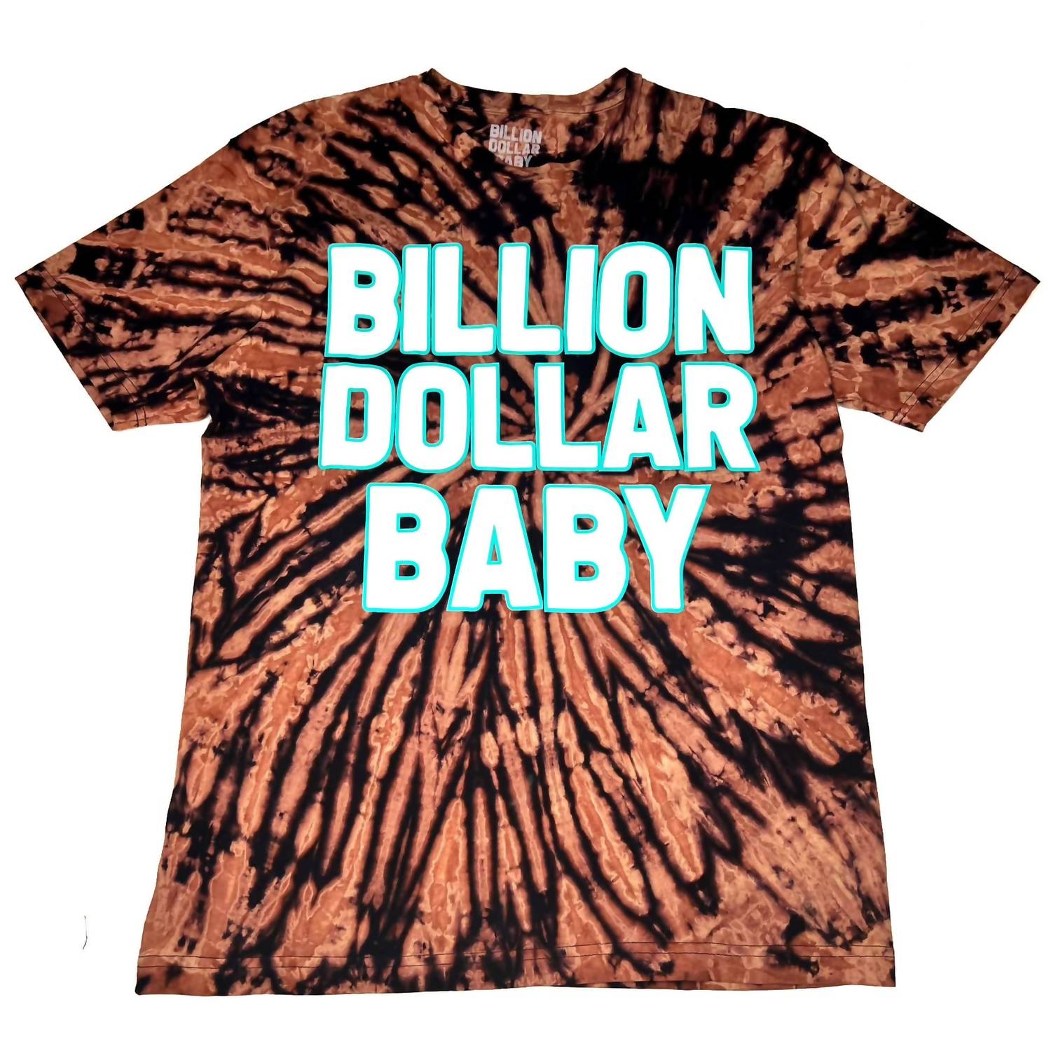 

Мужская футболка с логотипом Tie Dye черного цвета Billion Dollar Baby
