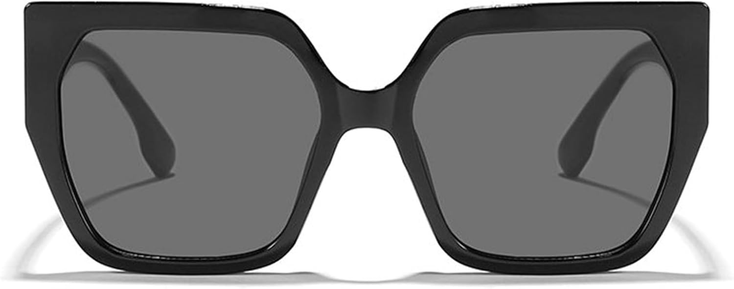 

Винтажные большие квадратные черные солнцезащитные очки Willochra для женщин, модные солнцезащитные очки «кошачий глаз» с градиентным переходом цвета, защита от УФ-излучения UV400, C1