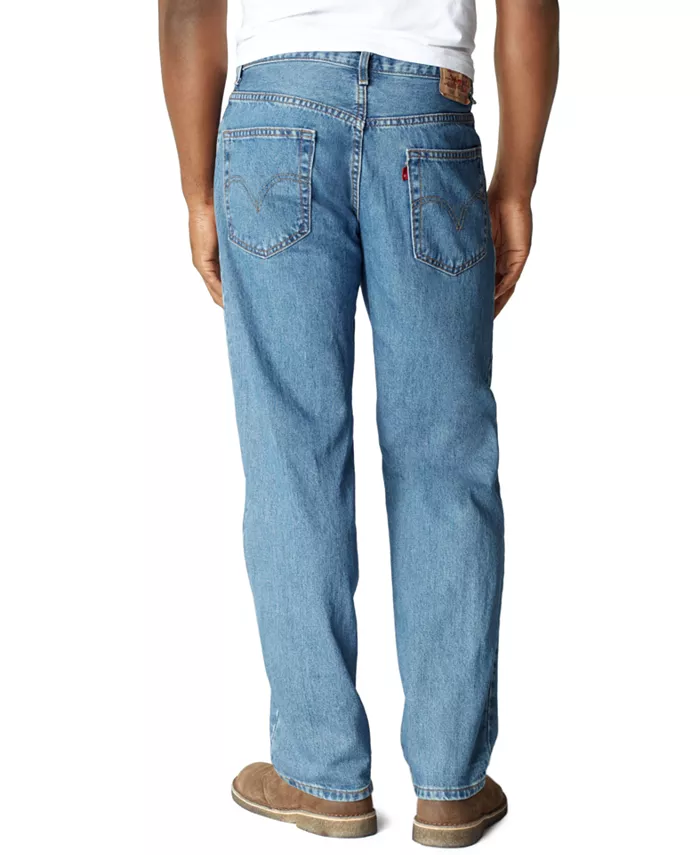 Мужские джинсы Big & Tall 550 свободного кроя без стрейча Levi's, синий — фото 2