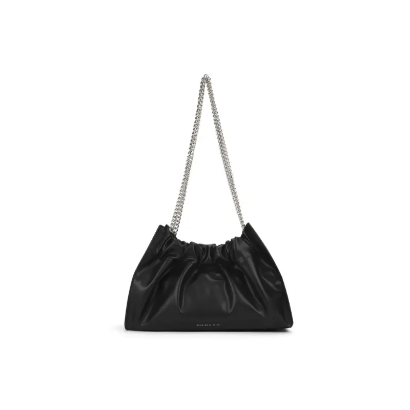 

Charles&Keith CHARLES & KEITH Женская сумка через плечо, Нуар черный