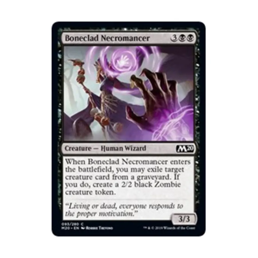 

CCG Костяной некромант (клавиша C), MTG - Core Set 2020