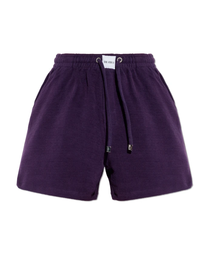 

Шорты с логотипом The Attico, фиолетовый