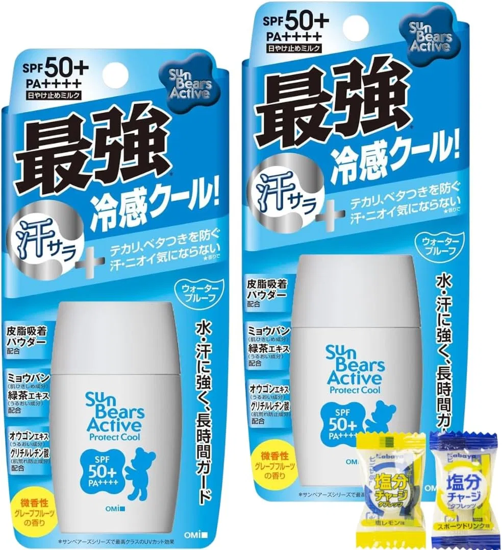 Солнцезащитный лосьон Sunbears Active Protect Cool 30 г x 2 шт