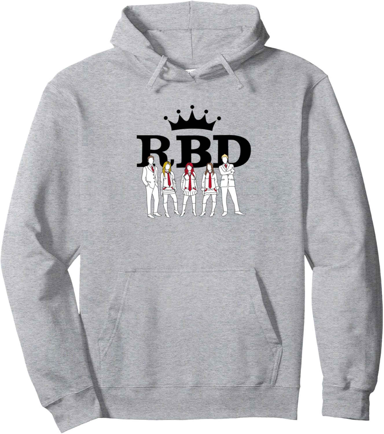 

Толстовка Rebelde Tour 2023 Rebelde Concert Rebelde Rbd, серый