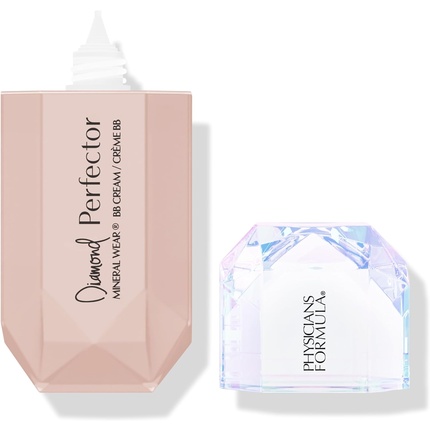Mineral Wear Diamond Perfector BB Cream Тонированный увлажняющий крем с экстрактом алмаза и витамином Е Легкое покрытие Сияющий финиш От легкого до среднего Physicians Formula — фото 2