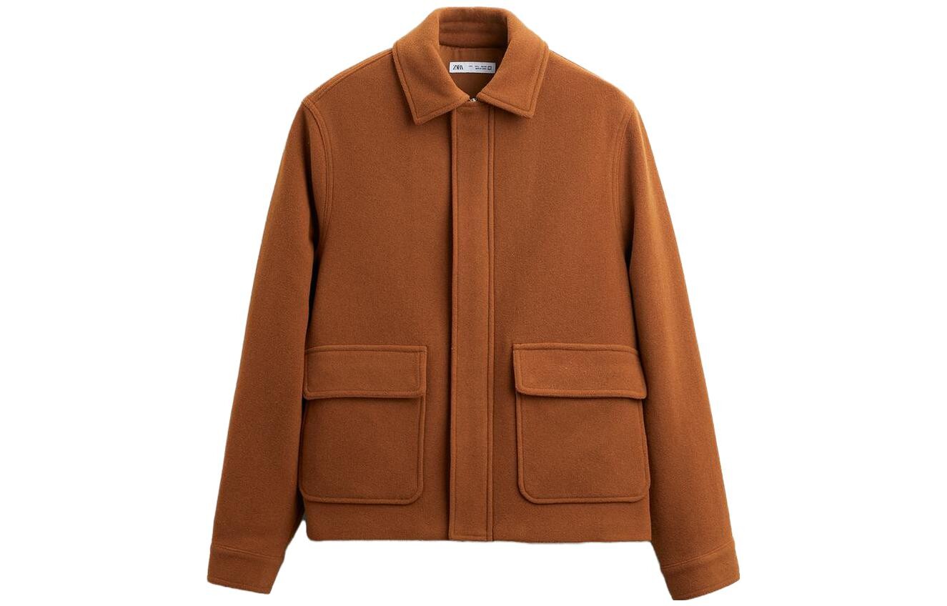 

Куртка мужская полосатая/оранжевая Zara, оранжевый