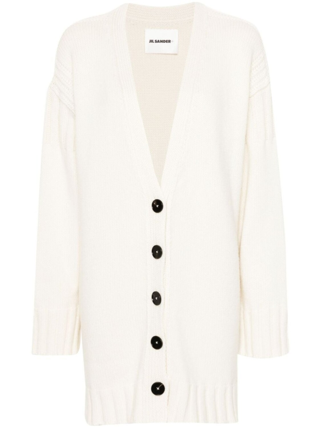 

Jil Sander кашемировый кардиган с V-образным вырезом, белый