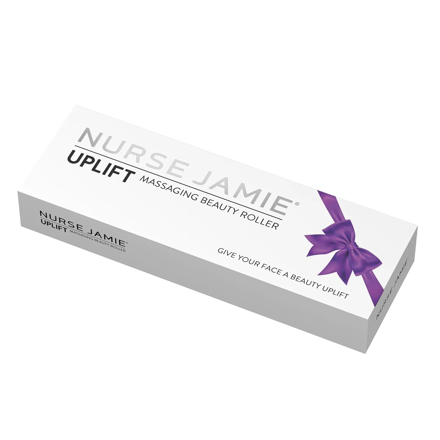 Массажный ролик для лица Nurse Jamie Uplift с 24 камнями для моделирования, подтяжки и уменьшения отечности., Gift Purple