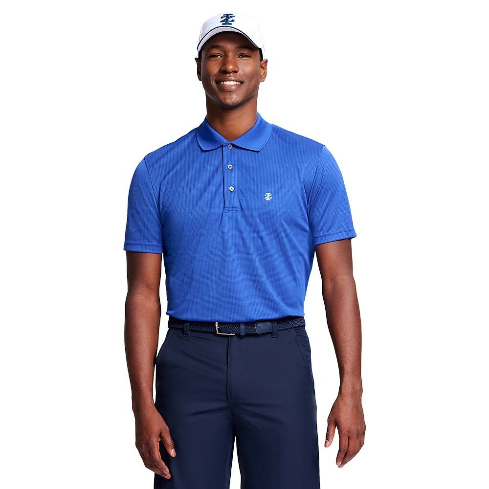

Мужская футболка-поло IZOD Golf UPF 15 Grid, цвет Cobalt Blue