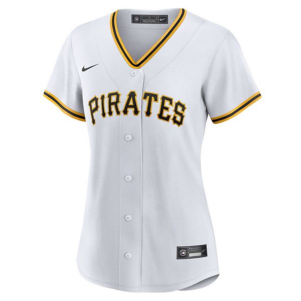 Женская белая реплика игровой футболки Pittsburgh Pirates Andrew McCutchen Nike — фото 3