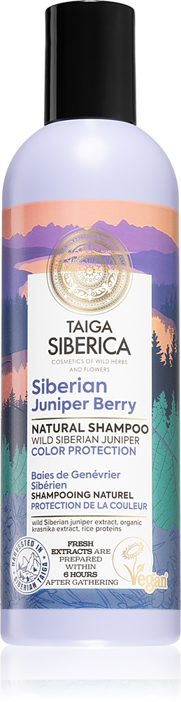 

Шампунь для защиты цвета волос Taiga Siberica с ягодами сибирского можжевельника Natura Siberica, 270 мл