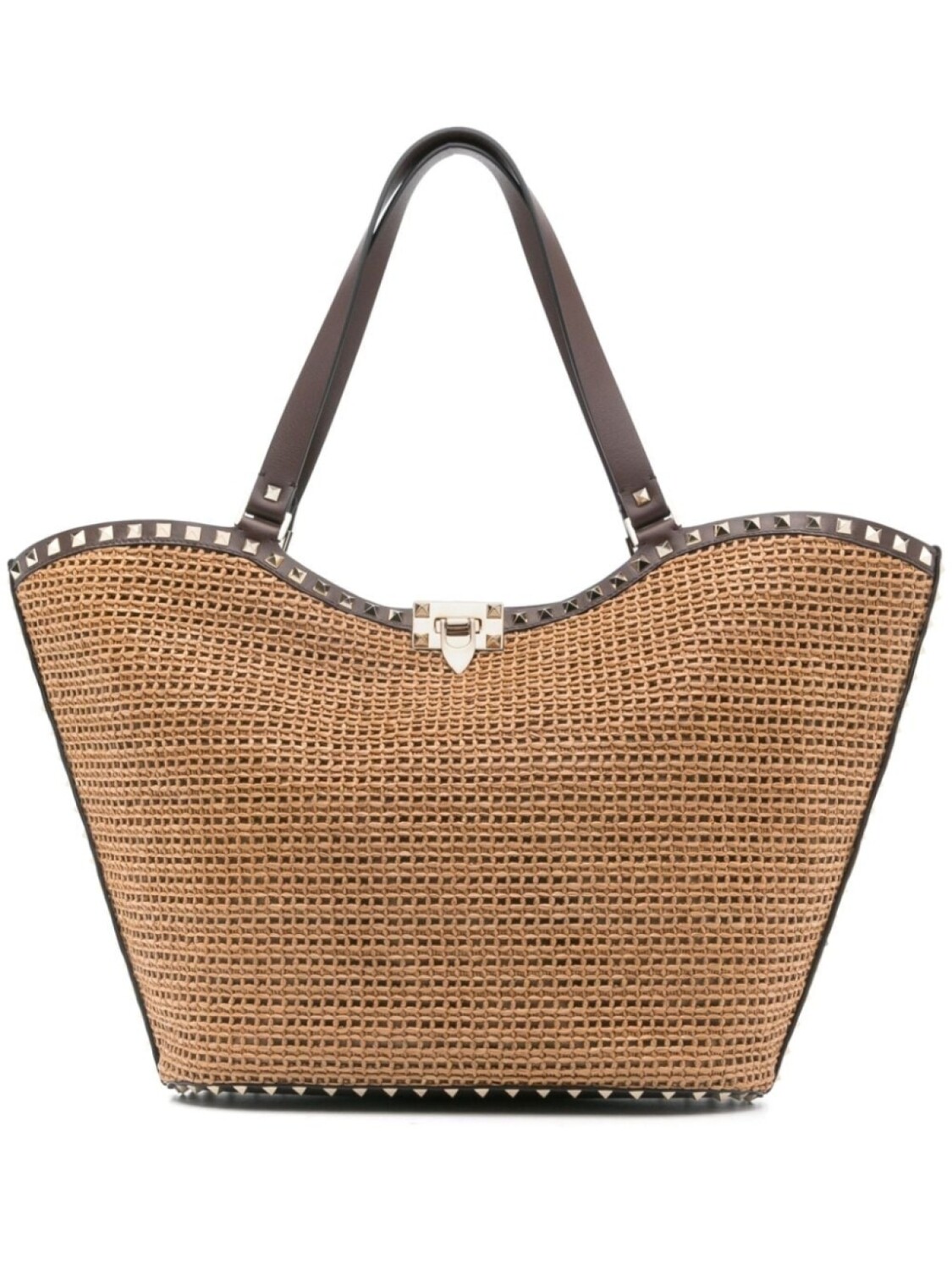 

Valentino Garavani сумка-тоут Rockstud, нейтральный цвет