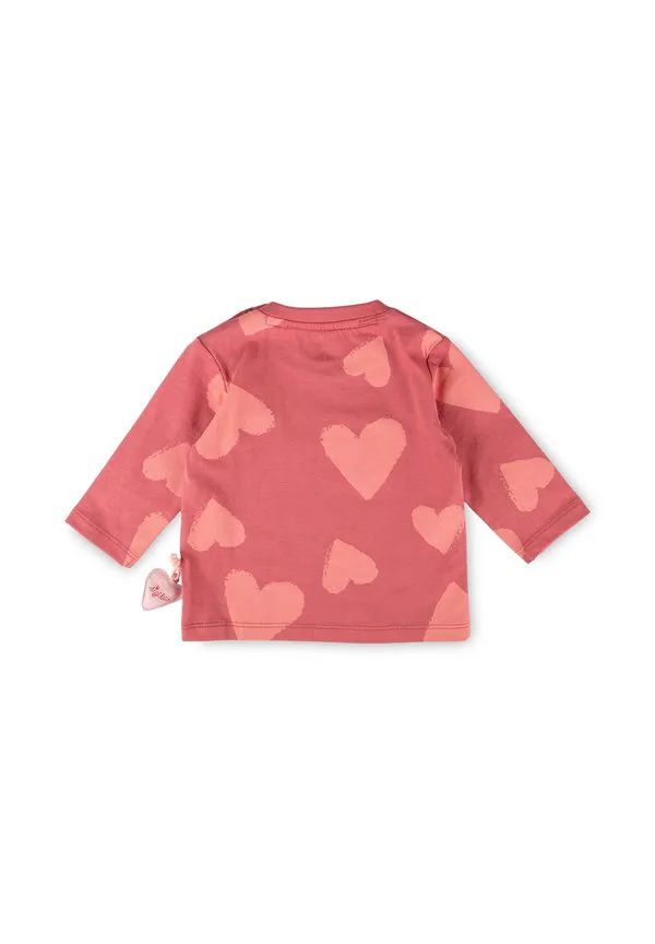 Футболка с длинными рукавами с изображением птиц Sigikid, Rosa — фото 2