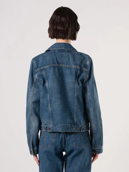 Куртка дальнобойщика TYPE III Levi's, Medium Indigo - Worn In — фото 3