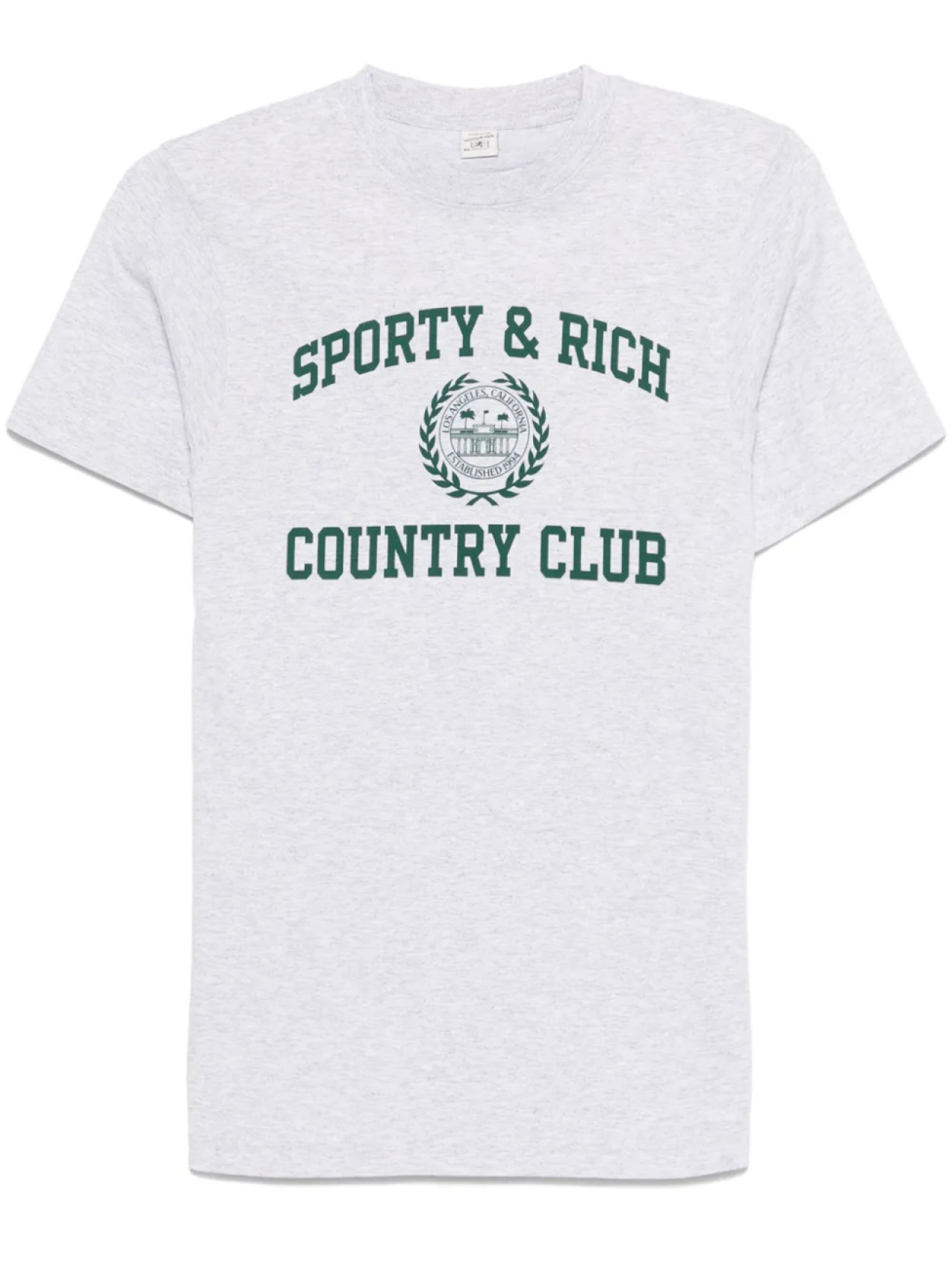 

Футболка с гербом университета Sporty & Rich, серый