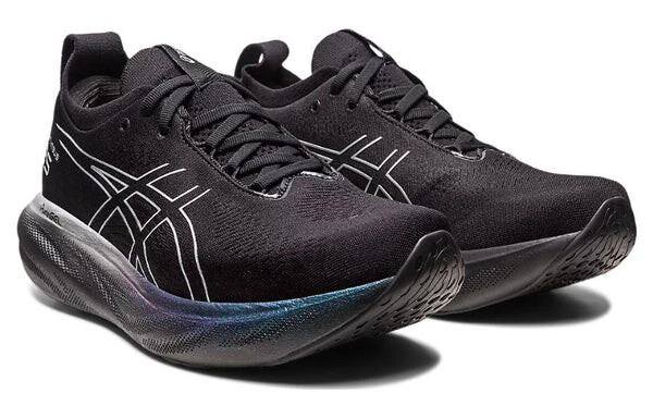 Кроссовки гель нимбус 25 платина Asics, черный — фото 3