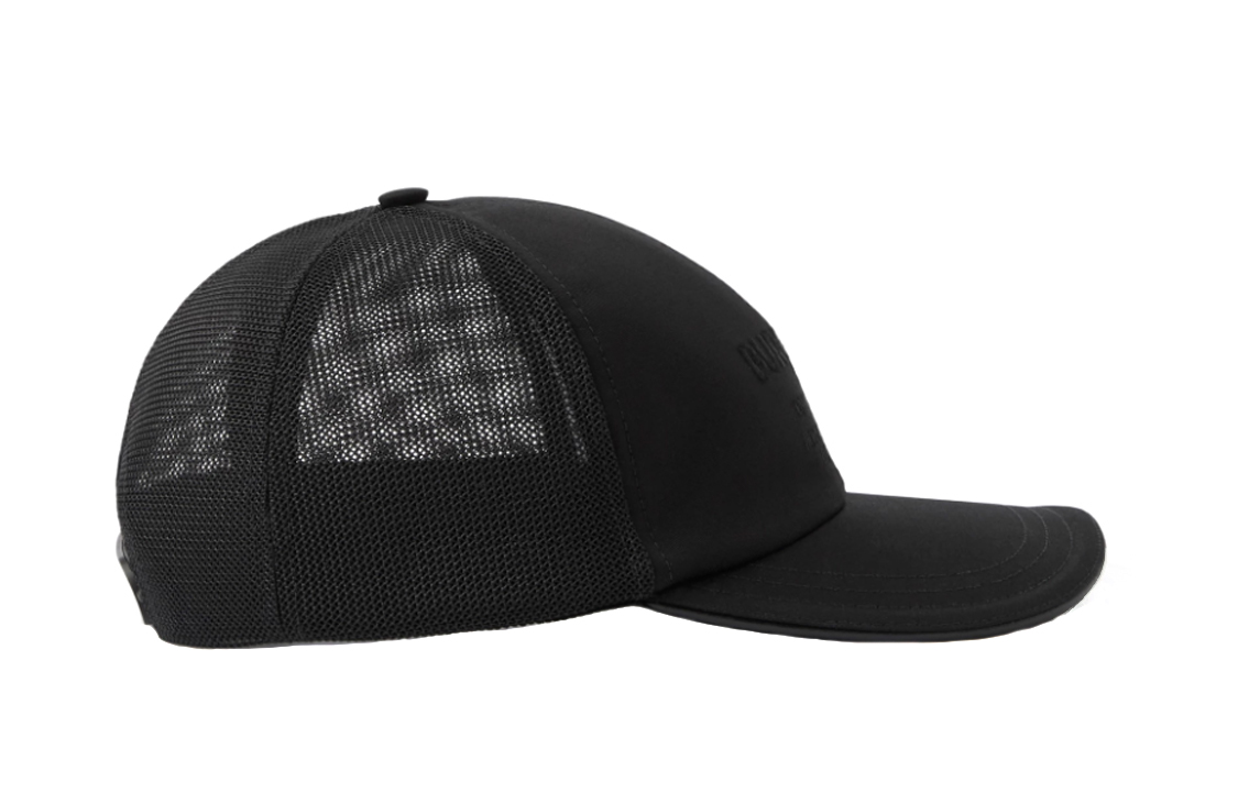 Burberry Хлопковая бейсболка мужская черная, Black — фото 3