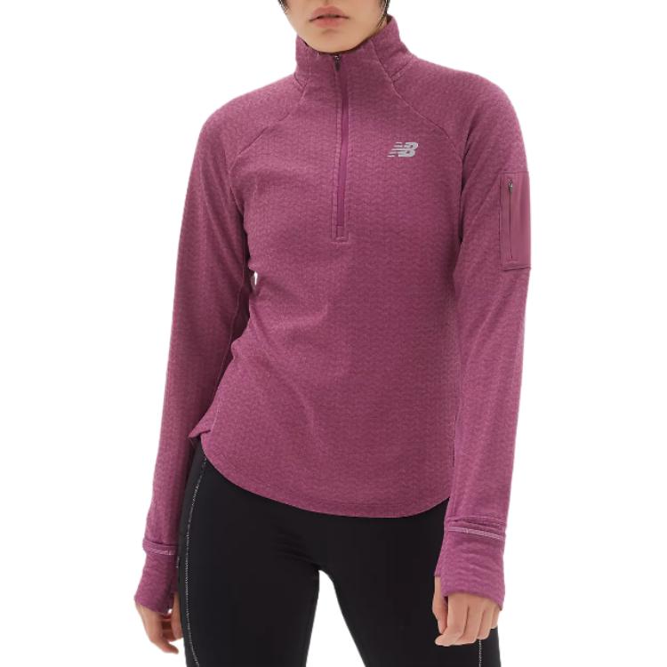 

Футболка женская Grape Dried Rosewood Flowers New Balance, Raisins Heather