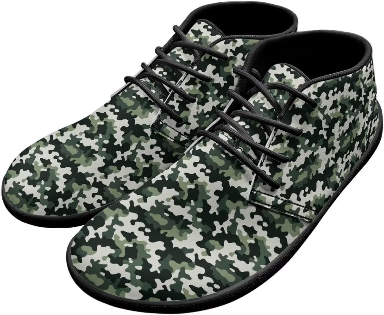 

Мужские кроссовки для ходьбы с широким носком, стильная нескользящая подошва с нулевым перепадом высоты, обувь для бега Xixirimido, зеленый