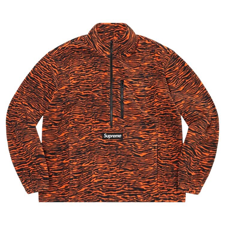 

Пуловер Supreme Polartec Half Zip Pullover Tiger, оранжевый