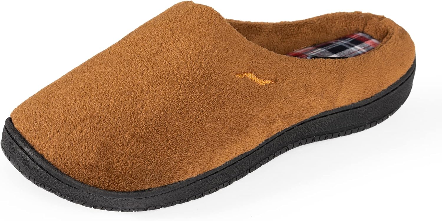 

Мужские тапочки NORTY с закрытым носком - Домашние тапочки для мужчин - Тапочки с эффектом памяти - Мужские домашние тапочки - Мужская домашняя обувь, коричневый