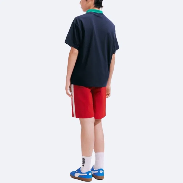 Детская футболка с v-образным вырезом thin PUMA, Dark Blue 80802 — фото 4