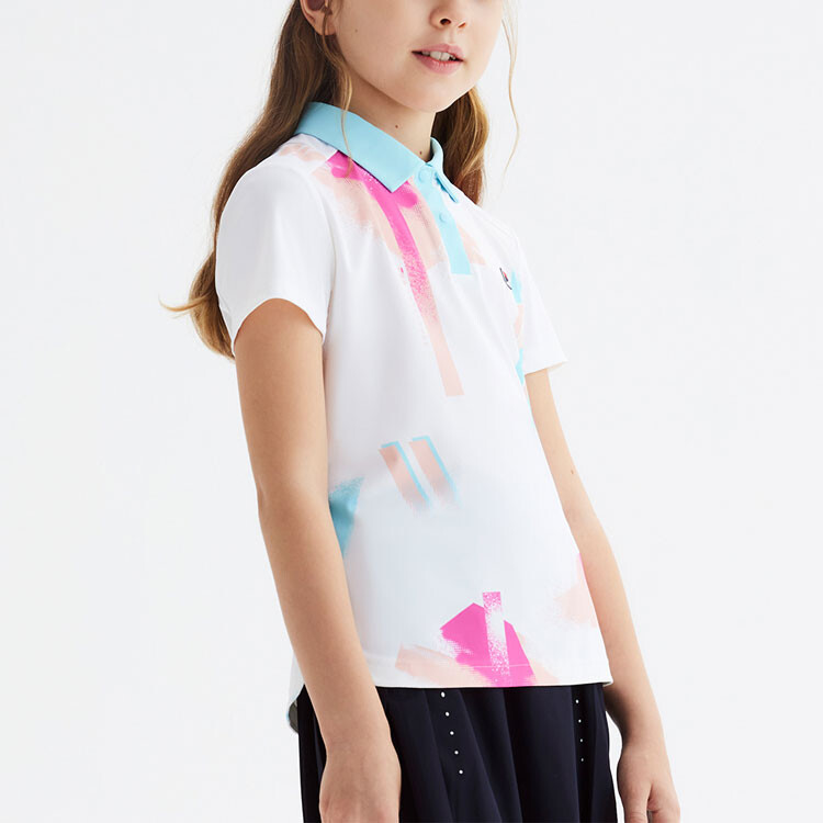 Футболка GS Fila Kids, цвет Jade White — фото 3
