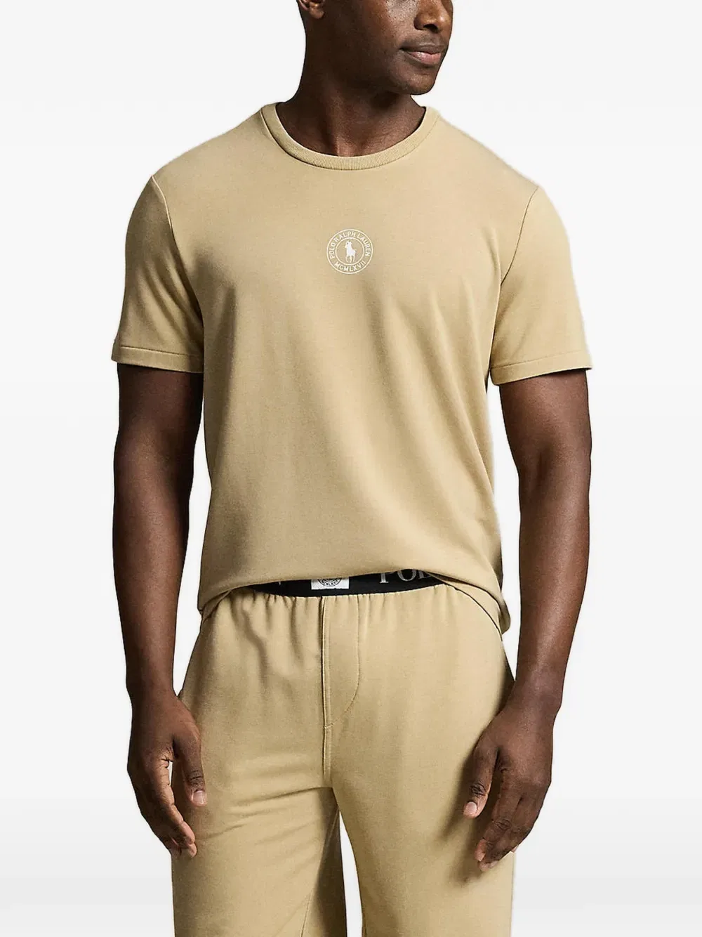 Футболка с логотипом Polo Ralph Lauren, нейтральный