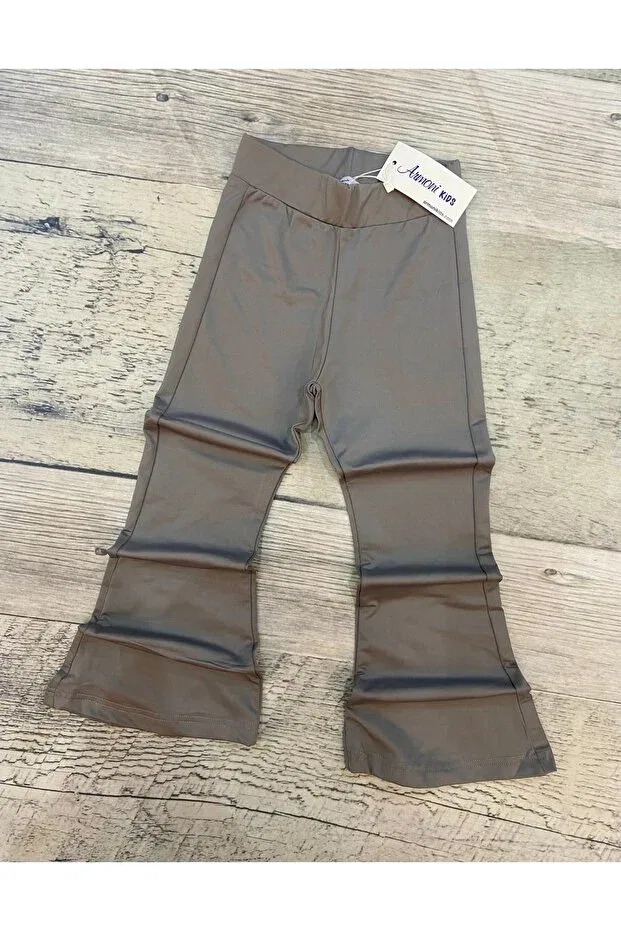 Детские леггинсы для девочек с завышенной талией Scuba spanish Store, Gri — фото 2