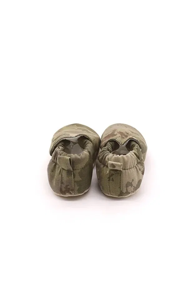Детские пинетки для новорожденных хлопковые Militer Tundra Cotton Non-Slip First Step Baby Booties Morgedan, Light Green — фото 3