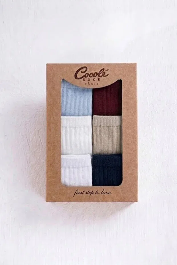 Детские носки для мальчиков с принтом, комплект 6 пар, Cocole Socks, Multicolor