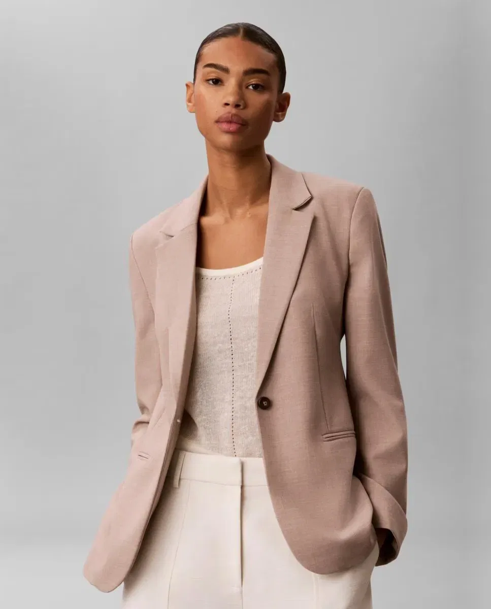 Женский приталенный блейзер Calvin Klein, Beige