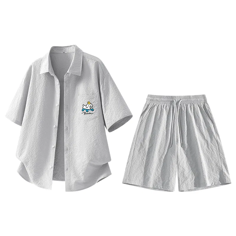 Детский комплект рубашек 2 шт MINISO, Reef Gray