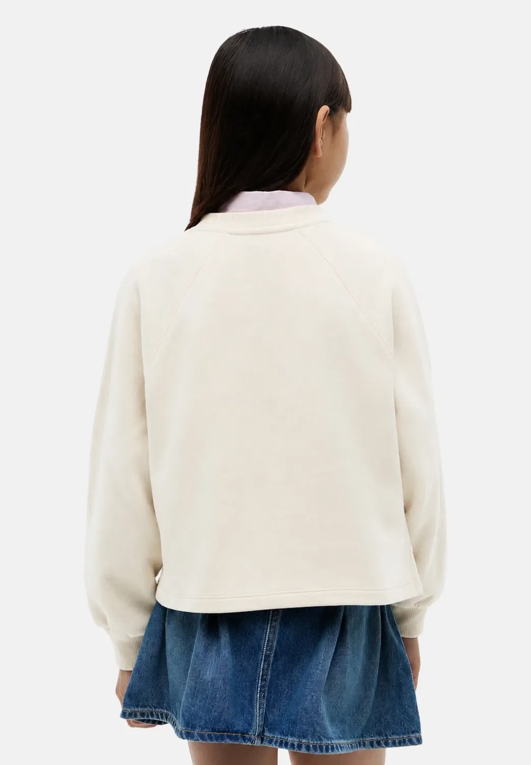 Толстовка с рукавами реглан и принтом флага в тон Tommy Hilfiger, Off White-Ybh — фото 3