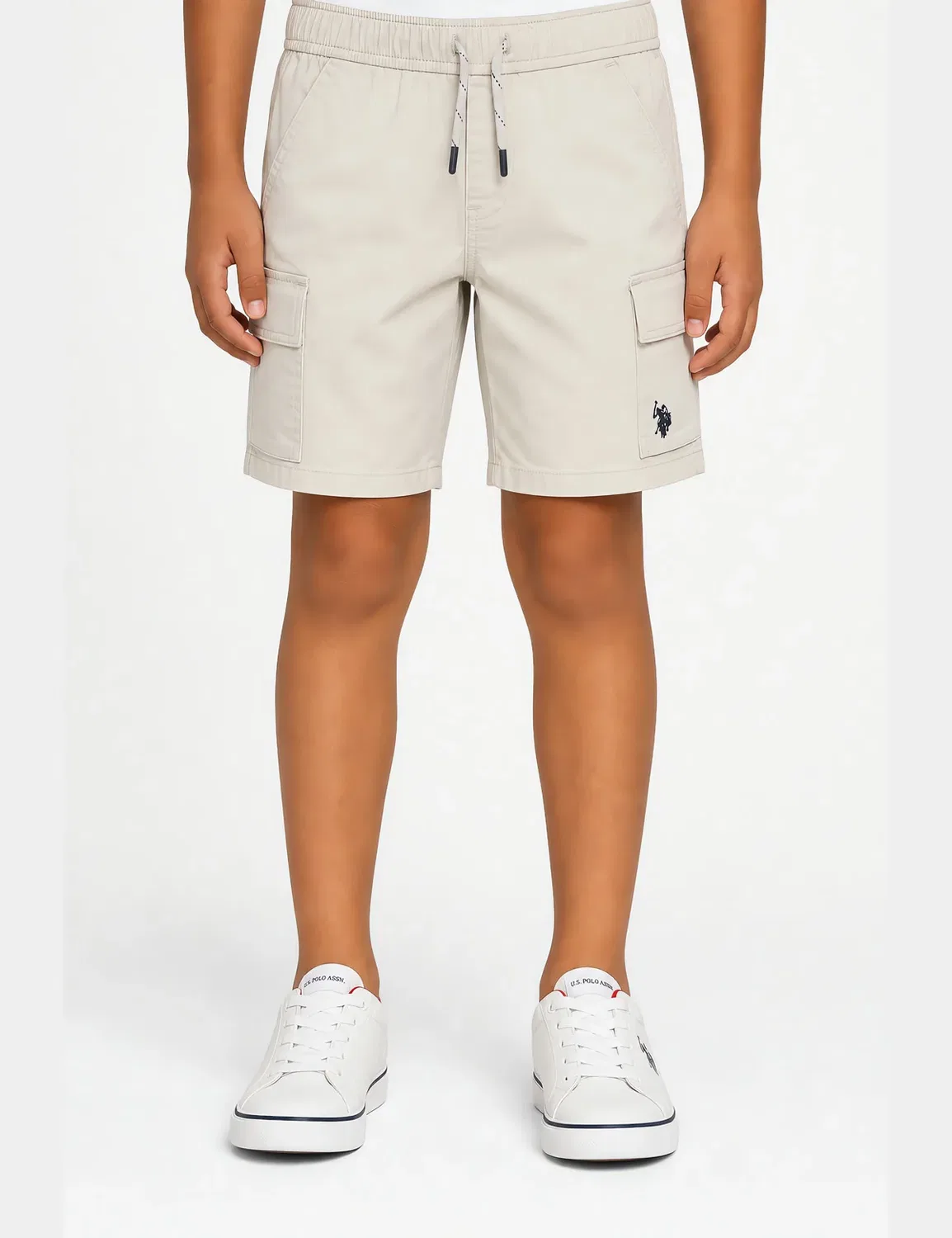 Детские твиловые шорты-карго U.S. Polo Assn, Polo Stone