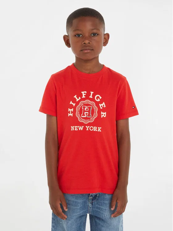 Футболка regular fit Monotype Arch Tommy Hilfiger, красный