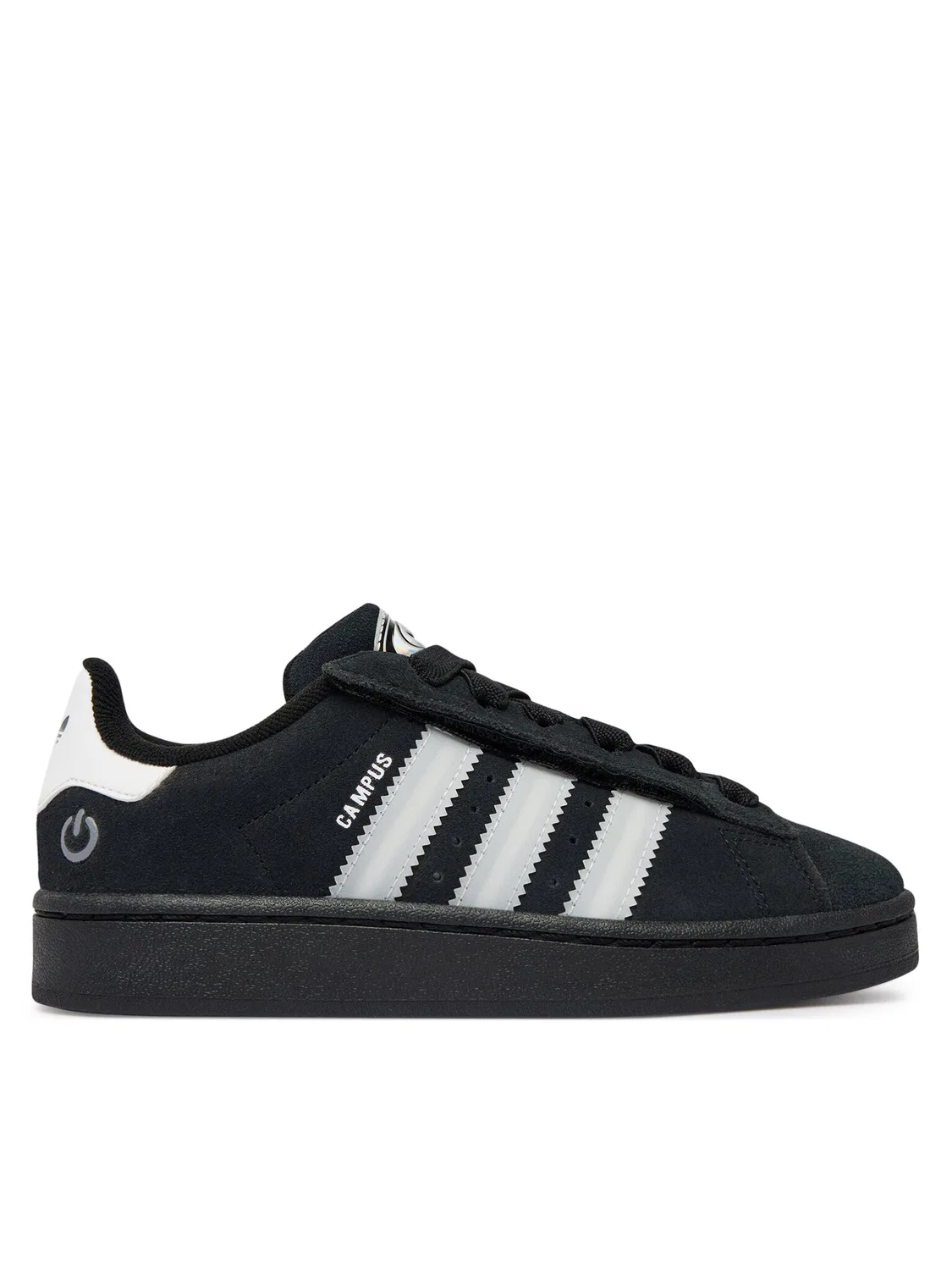 Кроссовки для мальчика Campus Led Lights Comfort Closure Elastic Lace Adidas, черный