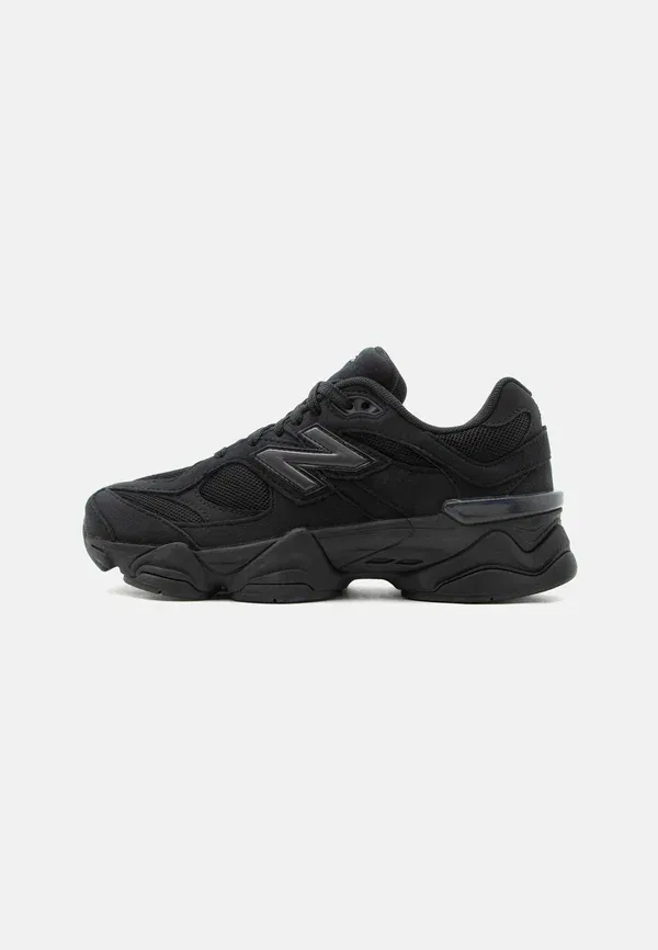 Кроссовки из кожзама и текстиля 9060 New Balance Black, Phantom, черный