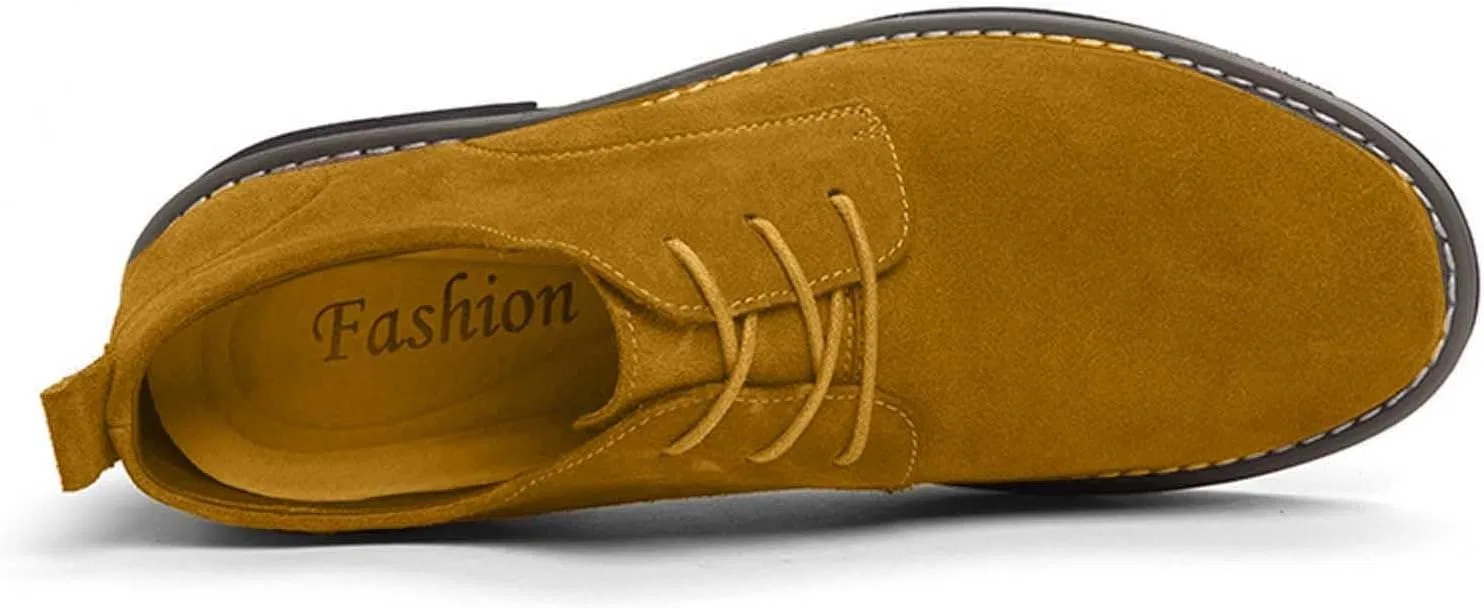 Lässige Stiefeletten, Flache Schnürschuhe, Bequeme Alltagskleidung, langlebige, стильные ботинки для джинсов, die ganze Saison über Generic, Gelb — фото 3