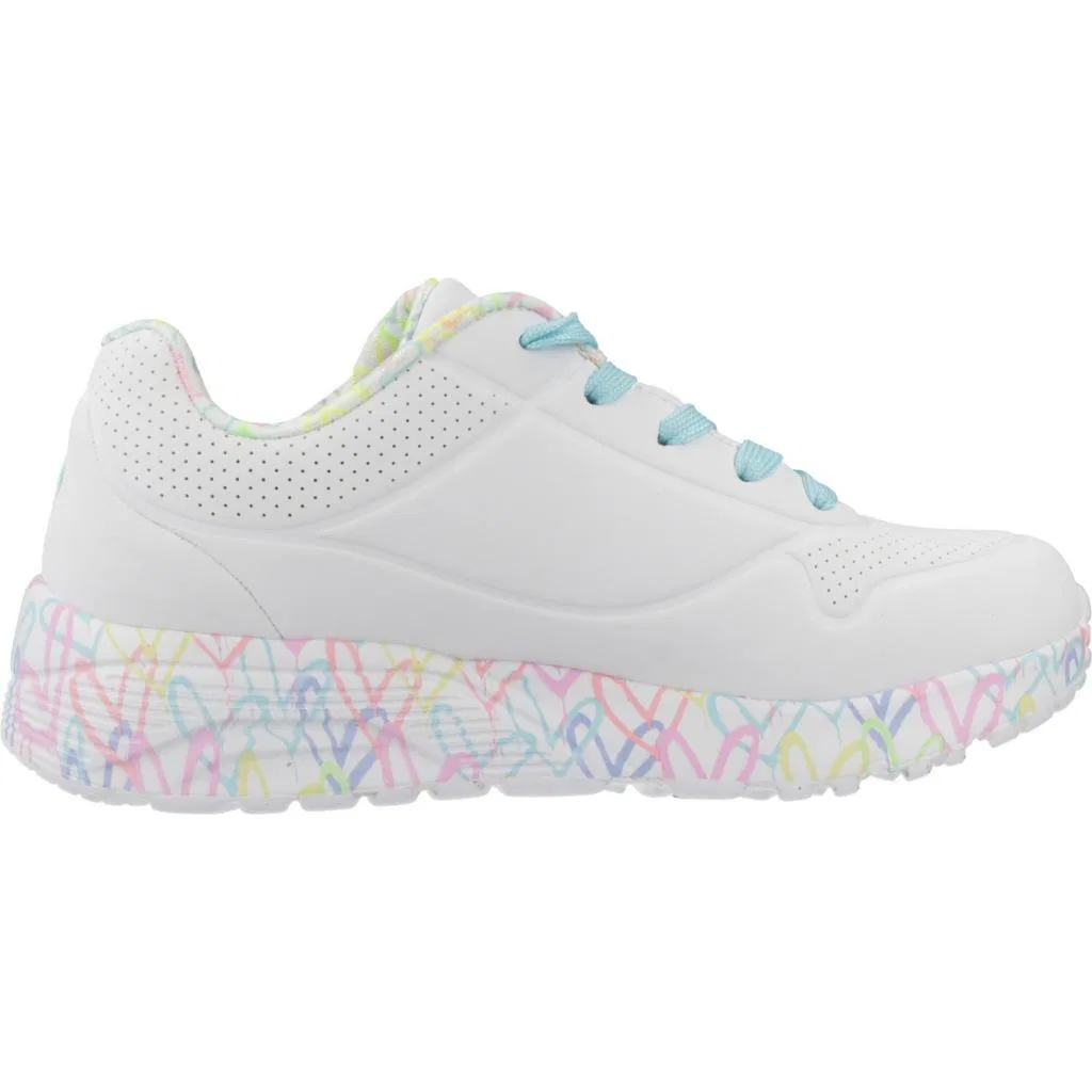 Детские кроссовки Skechers Uno Lite - Lovely Luv, Weiß — фото 4