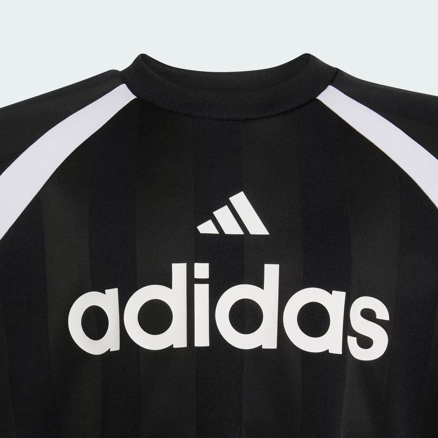 Детская футболка свободного кроя House of Tiro Adidas Sportswear, черный/белый — фото 4