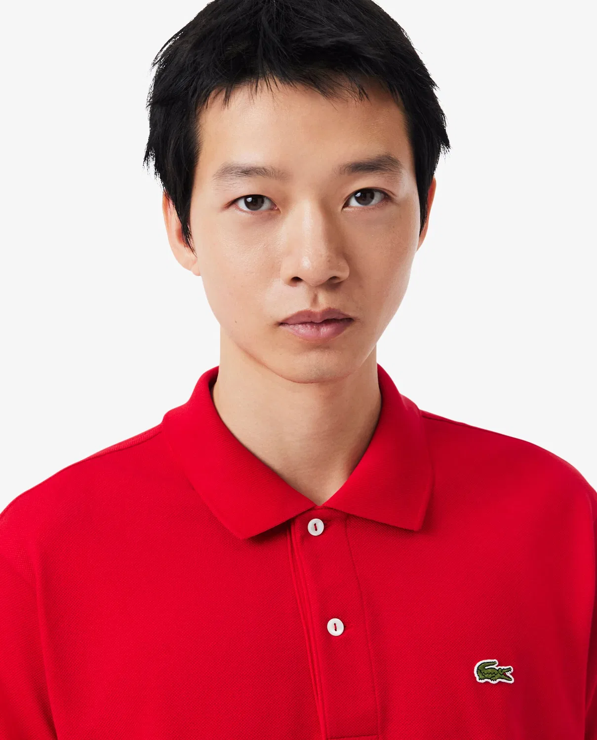 Рубашка с коротким рукавом, Polo Original Corte Clásico, Lacoste, красный — фото 3
