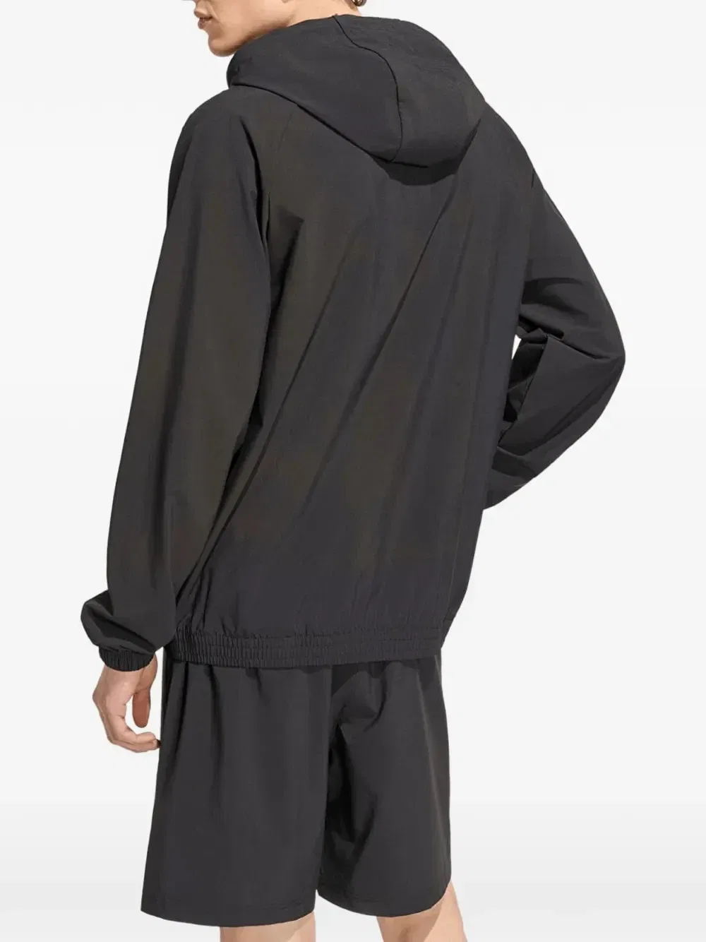 Толстовка на молнии Tech Trefoil Essentials Adidas, черный — фото 3