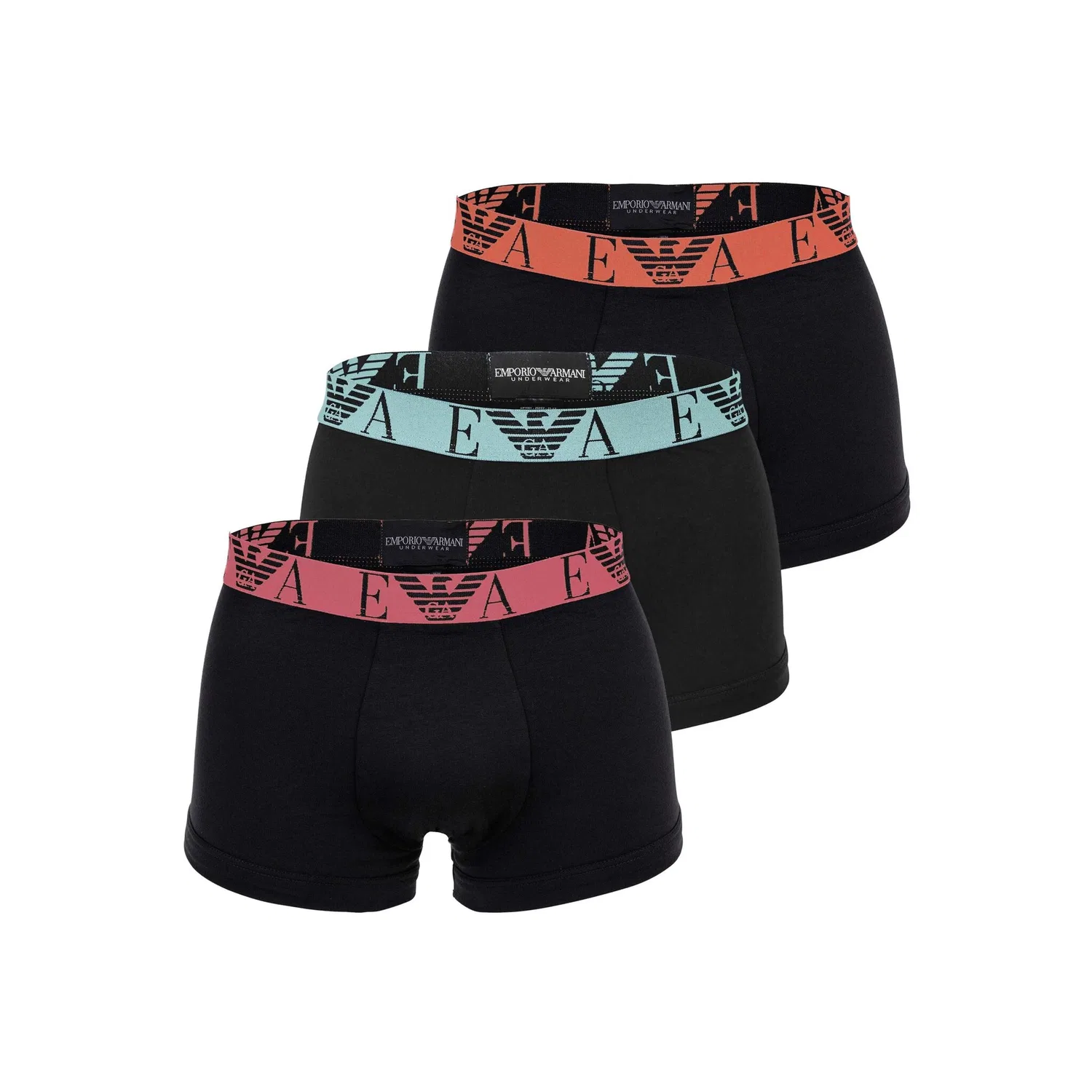 Мужские боксеры с логотипом Emporio Armani, Black