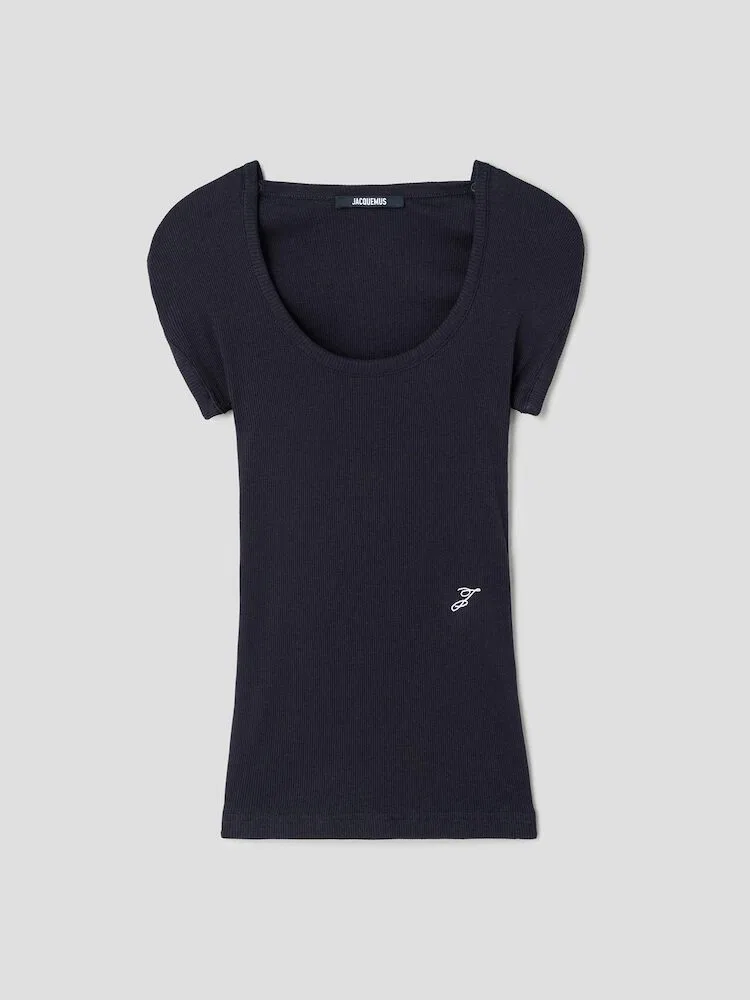 Футболка с принтом Espiral Mc JACQUEMUS, Dark Navy
