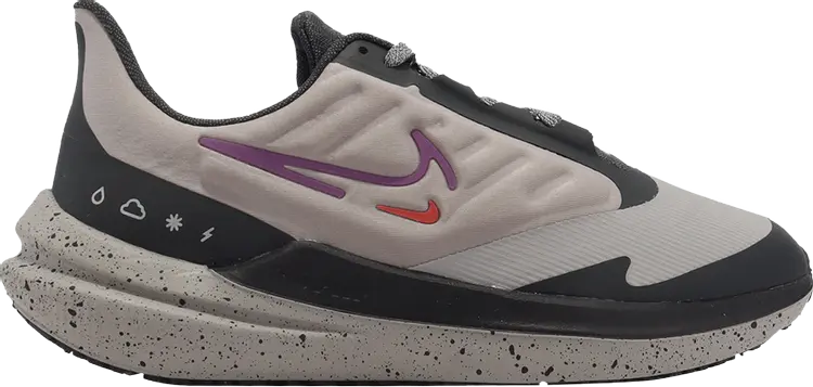 

Кроссовки Nike Wmns Air Winflo 9 Shield 'Cobblestone Vivid Purple', серый