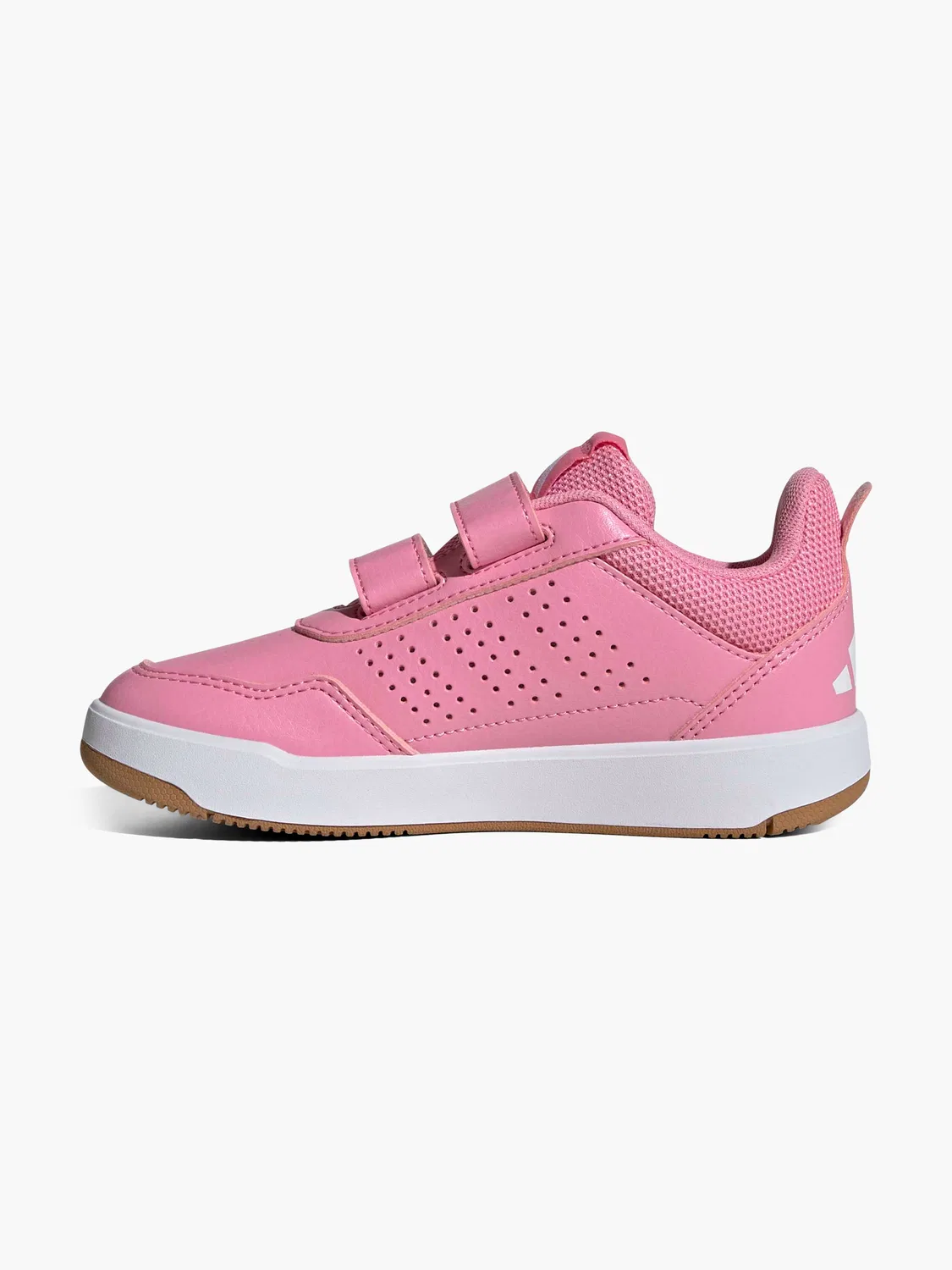 Детские кроссовки на липучках Adidas TENSAUR SPORT 3.0 CF K, розовый — фото 3